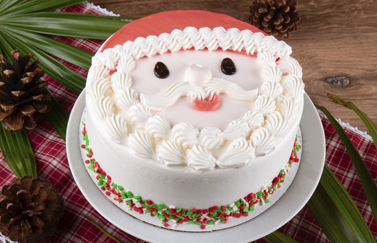 Christmas Decorated Santa Cake